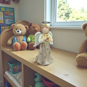 Vtg 2007 Growing Up Guardians Angel Figurine #13060 Age 5 | Ltd. Ed.  GU8-10271